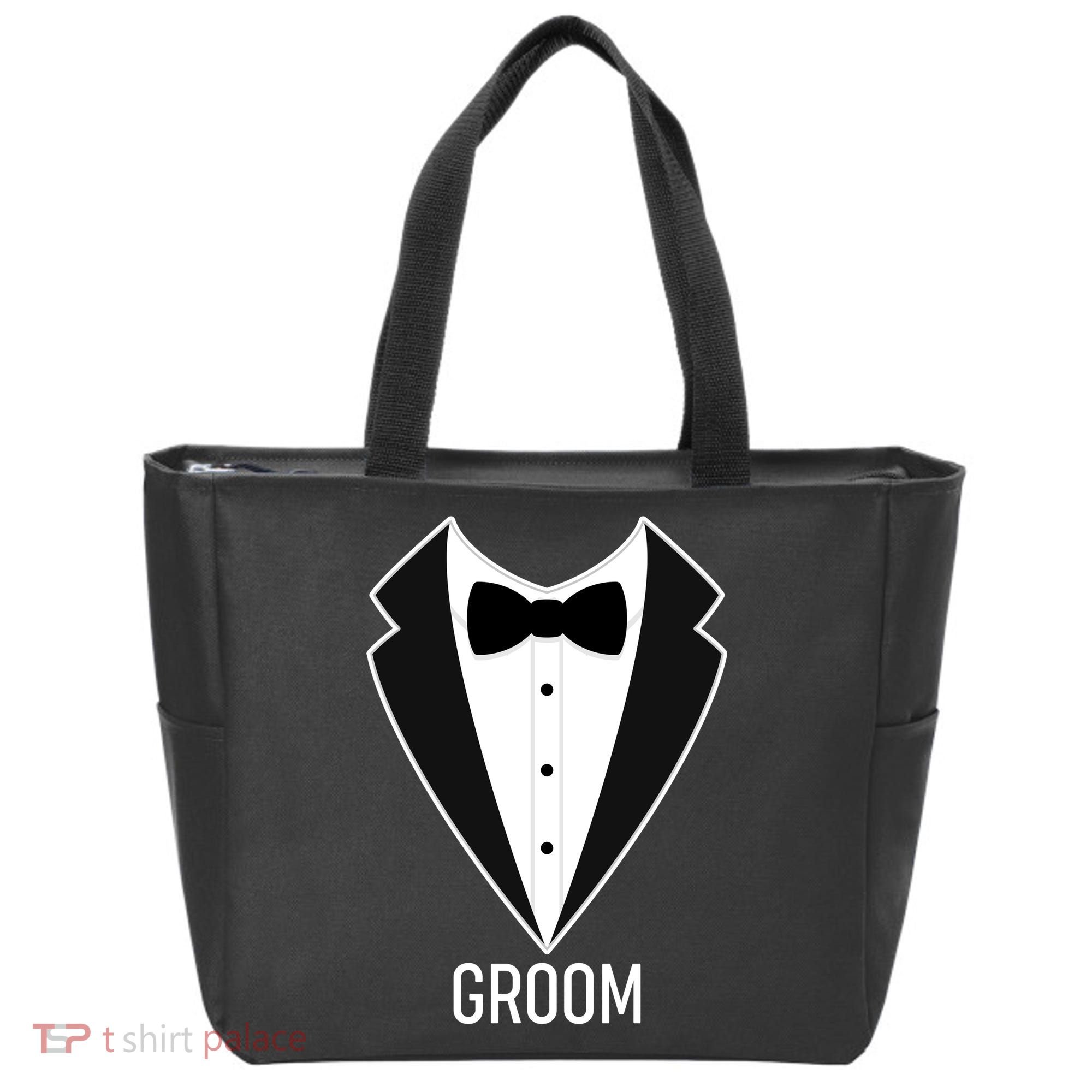 Groom Wedding Tuxedo Tote Bag