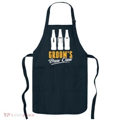Grooms Brew Crew Apron