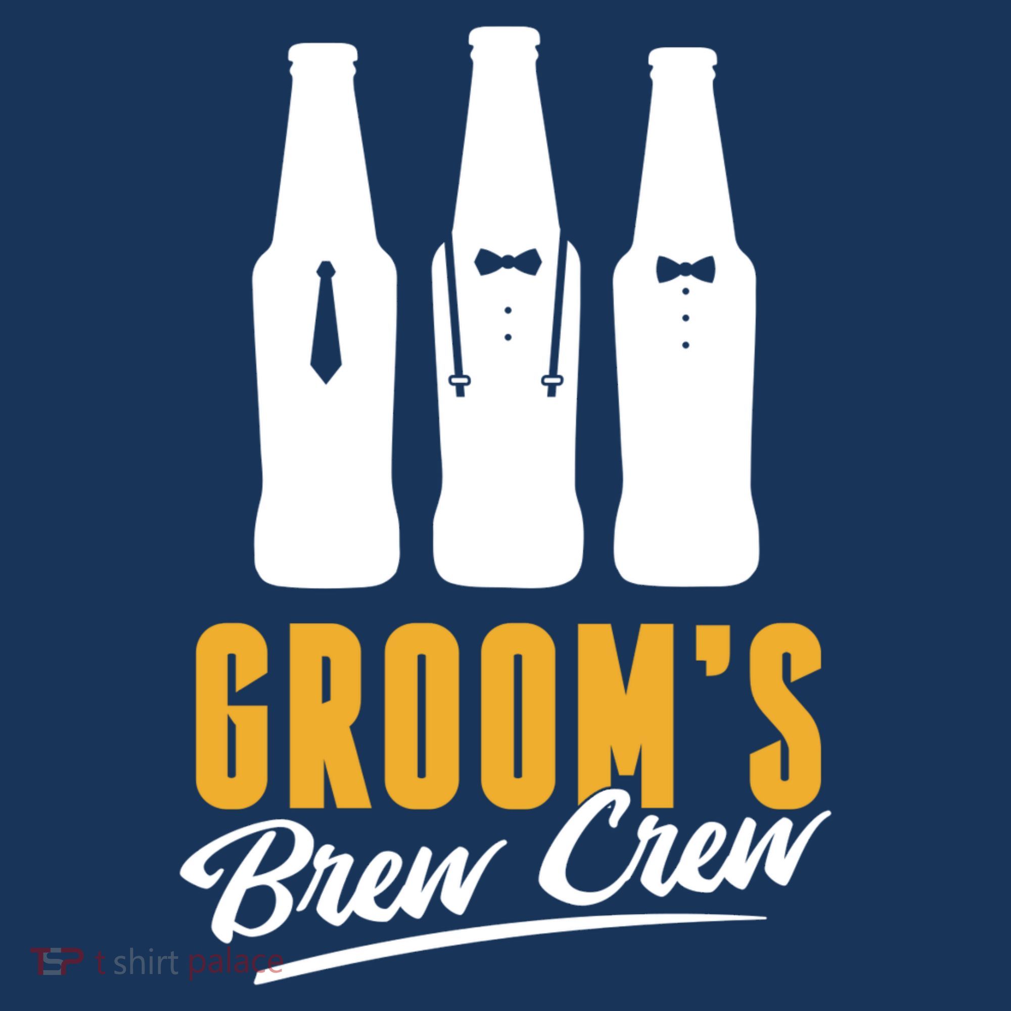 Grooms Brew Crew Apron