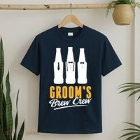 Grooms Brew Crew T-Shirt thumb 2