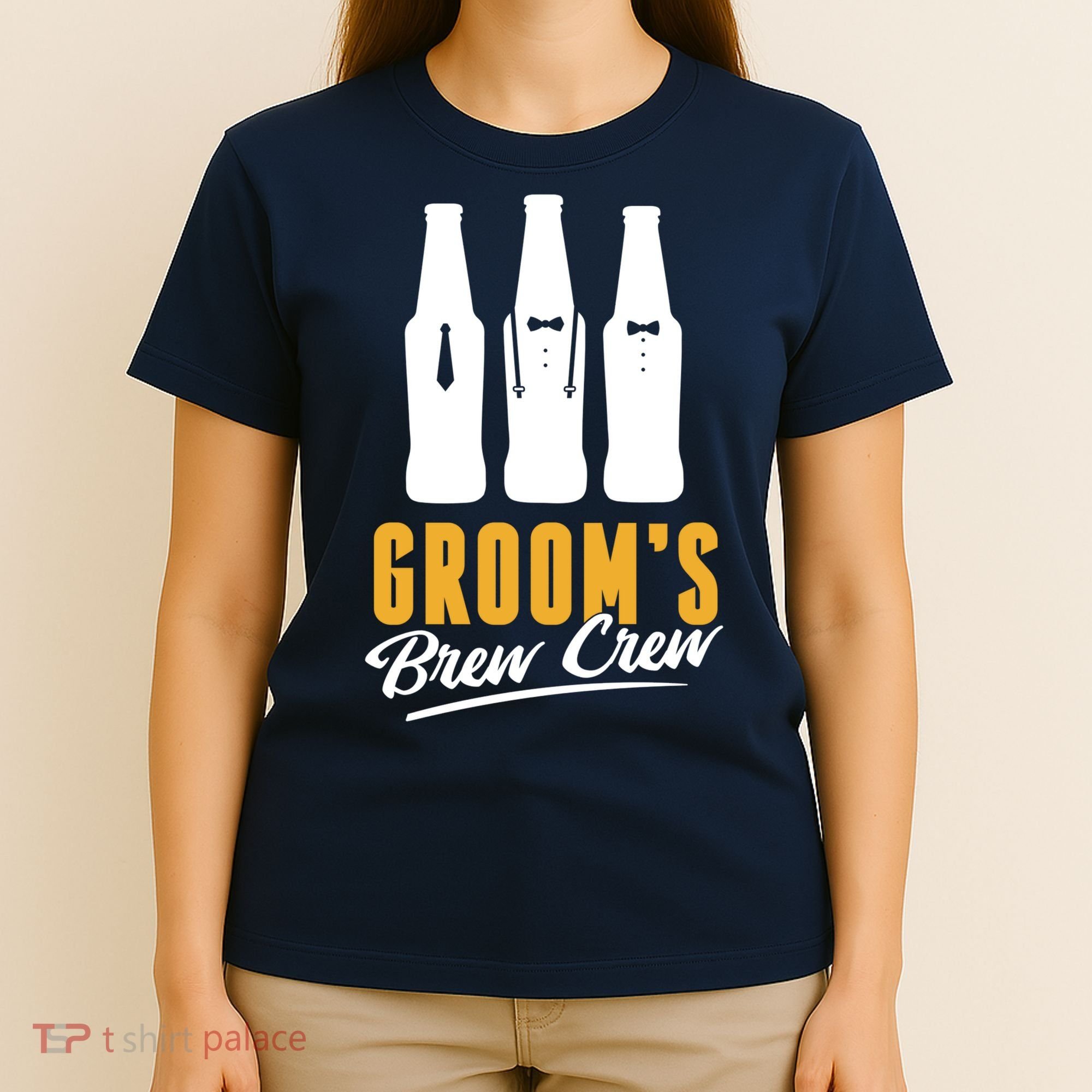 Grooms Brew Crew T-Shirt