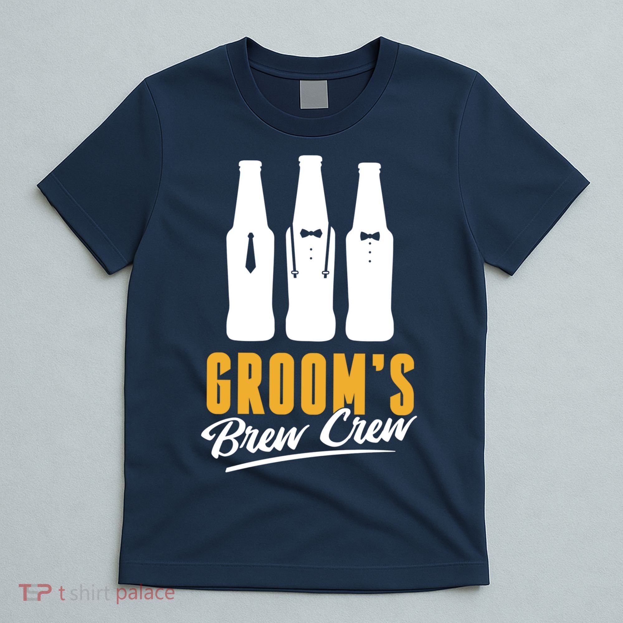Grooms Brew Crew T-Shirt