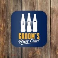 Grooms Brew Crew Coaster thumb 0