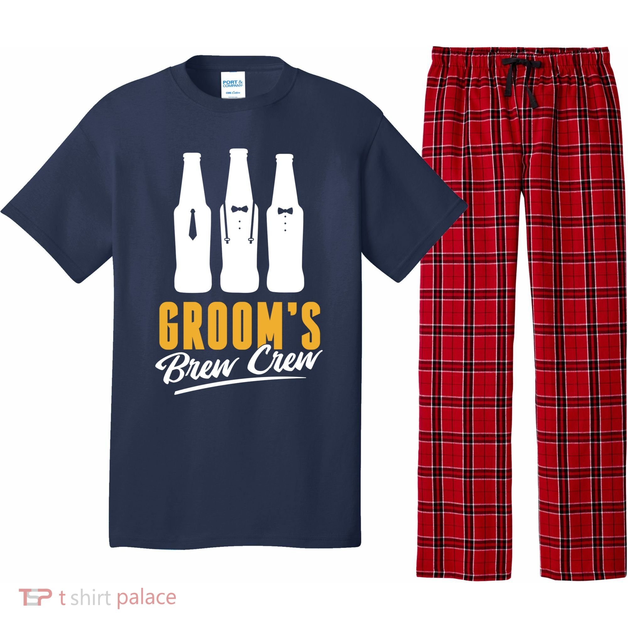 Grooms Brew Crew Pajama Set