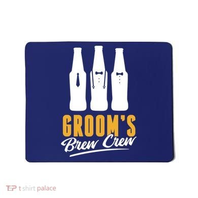 Grooms Brew Crew Mousepad