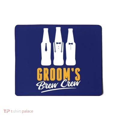 Grooms Brew Crew Mousepad