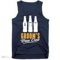 Grooms Brew Crew Tank Top thumb 0