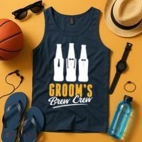 Grooms Brew Crew Tank Top thumb 4
