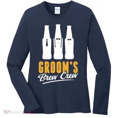 Grooms Brew Crew Women's Long Sleeve Shirt