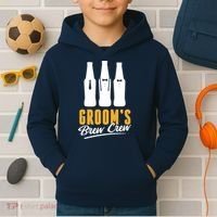 Grooms Brew Crew Kids Hoodie thumb 2