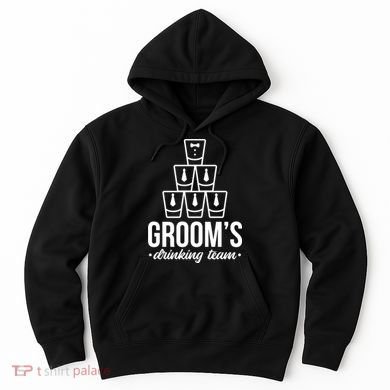Grooms Drinking Teem Glass Hoodie