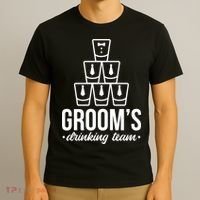 Grooms Drinking Teem Glass T-Shirt thumb 3
