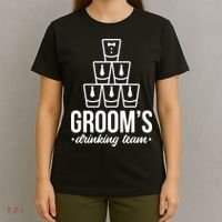 Grooms Drinking Teem Glass T-Shirt thumb 4