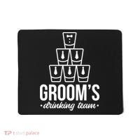 Grooms Drinking Teem Glass Mousepad thumb 0