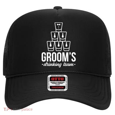Grooms Drinking Teem Glass Hat