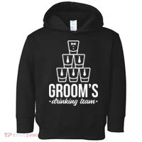 Grooms Drinking Teem Glass Toddler Hoodie thumb 0