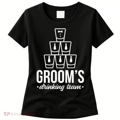 Grooms Drinking Teem Glass Women's T-Shirt