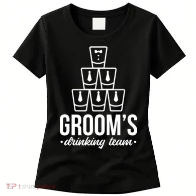 Grooms Drinking Teem Glass Women's T-Shirt