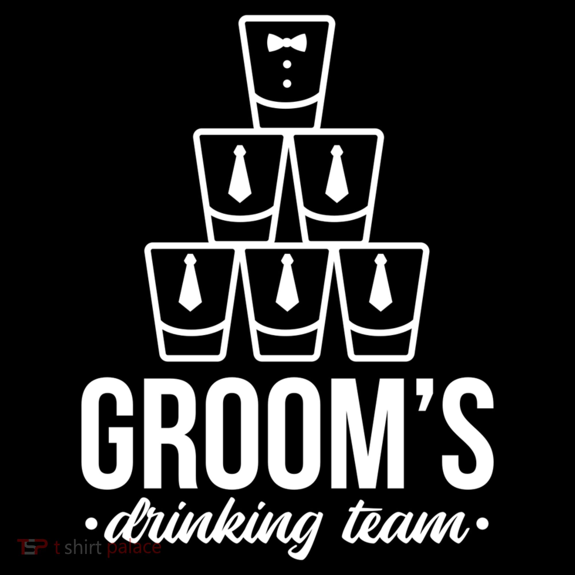 Grooms Drinking Teem Glass Kids Sweatshirt