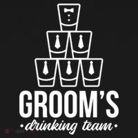 Grooms Drinking Teem Glass Kids Hoodie thumb 5