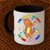 Groovy Cat 100th Day of School Coffee Mug thumb 2