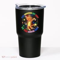 Groovy Cat 100th Day of School Tumbler thumb 0