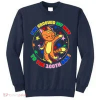 Groovy Cat 100th Day of School Sweatshirt thumb 0