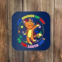 Groovy Cat 100th Day of School Coaster thumb 0