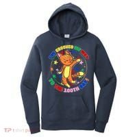 Groovy Cat 100th Day of School Women's Hoodie thumb 0