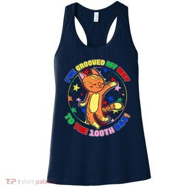 Groovy Cat 100th Day of School Women's Tank Top