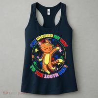 Groovy Cat 100th Day of School Women's Tank Top thumb 3