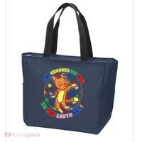 Groovy Cat 100th Day of School Tote Bag thumb 3