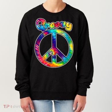 Groovy Peace Sign Women's Sweatshirt