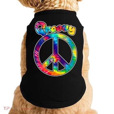 Groovy Peace Sign Doggie Tank