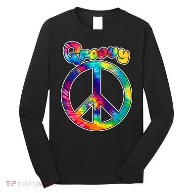 Groovy Peace Sign Long Sleeve Shirt