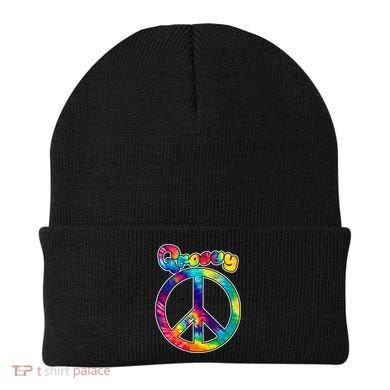 Groovy Peace Sign Beanie