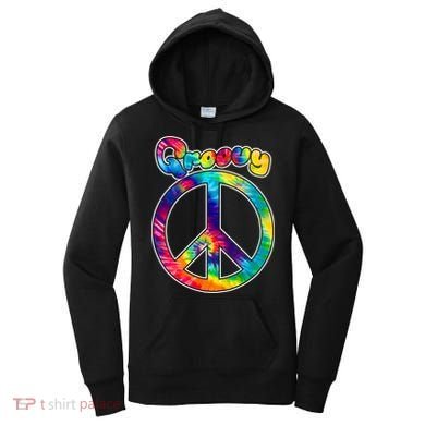 Groovy Peace Sign Women's Hoodie