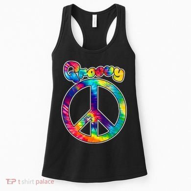 Groovy Peace Sign Women's Tank Top