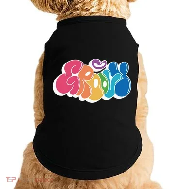 Groovy Retro Colorful Doggie Tank