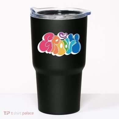 Groovy Retro Colorful Tumbler