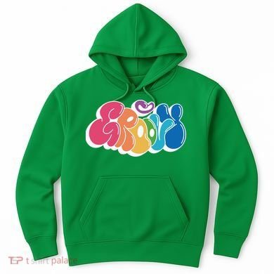 Groovy Retro Colorful Hoodie