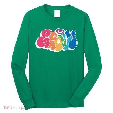 Groovy Retro Colorful Long Sleeve Shirt