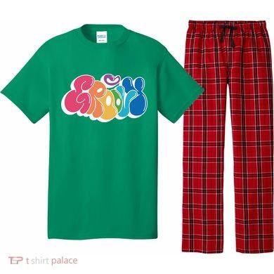 Groovy Retro Colorful Pajama Set