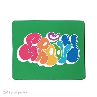 Groovy Retro Colorful Mousepad