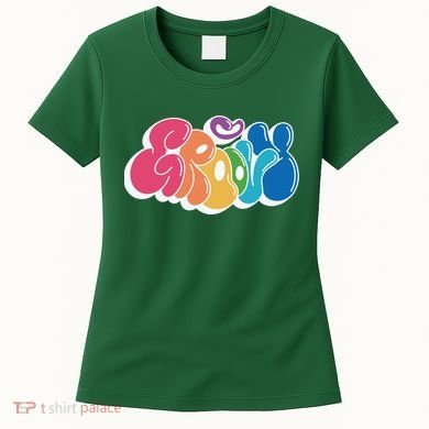 Groovy Retro Colorful Women's T-Shirt