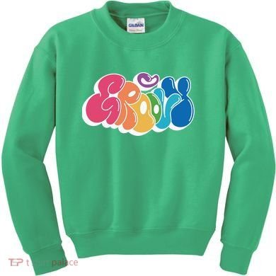 Groovy Retro Colorful Kids Sweatshirt