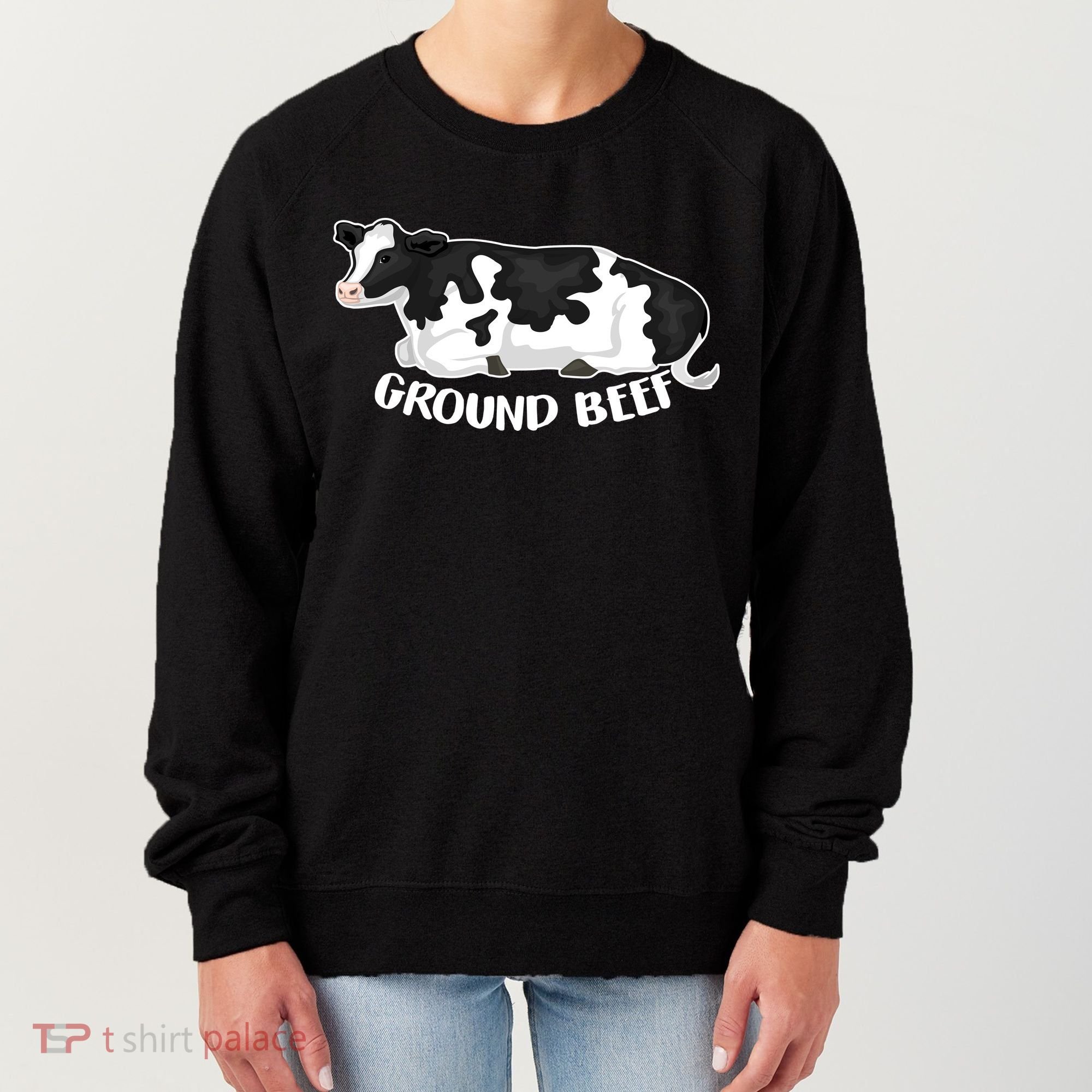 Ground Beef Funny Cow Women's Sweatshirt