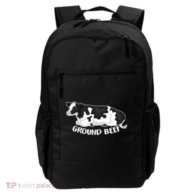 Ground Beef Funny Cow Backpack