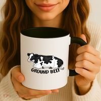 Ground Beef Funny Cow Coffee Mug thumb 3