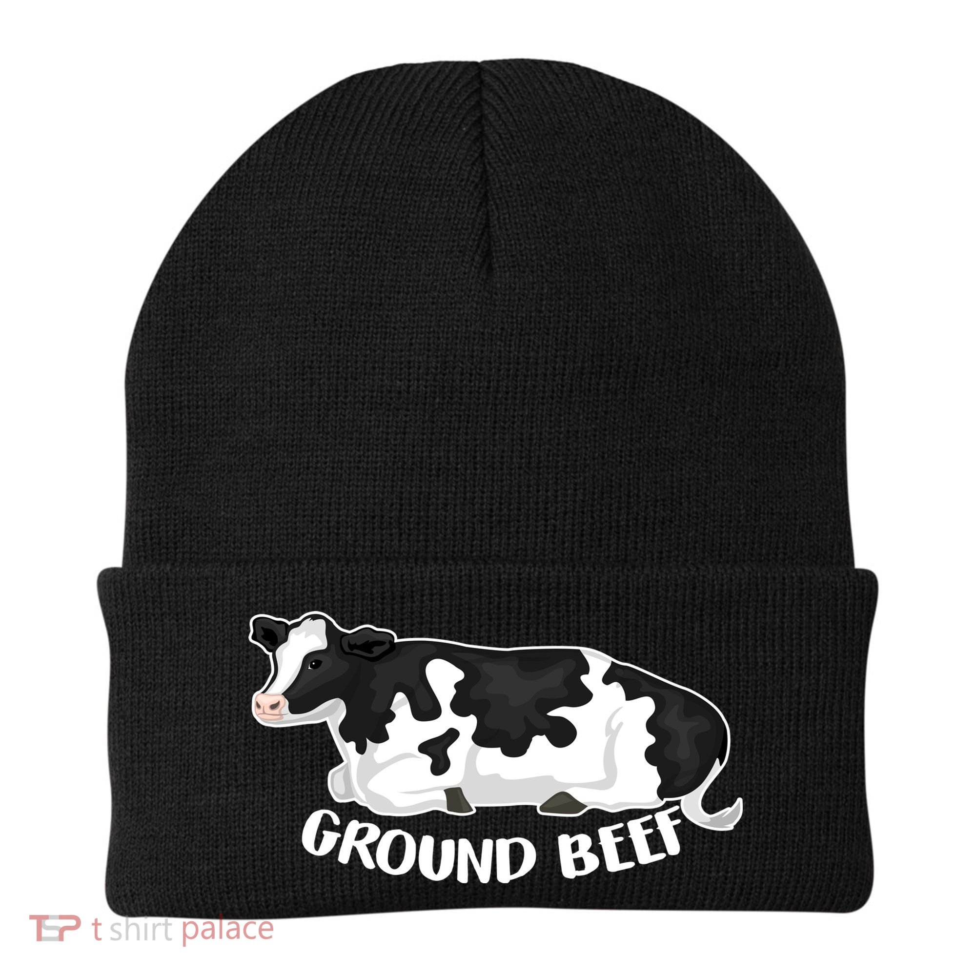Ground Beef Funny Cow Beanie